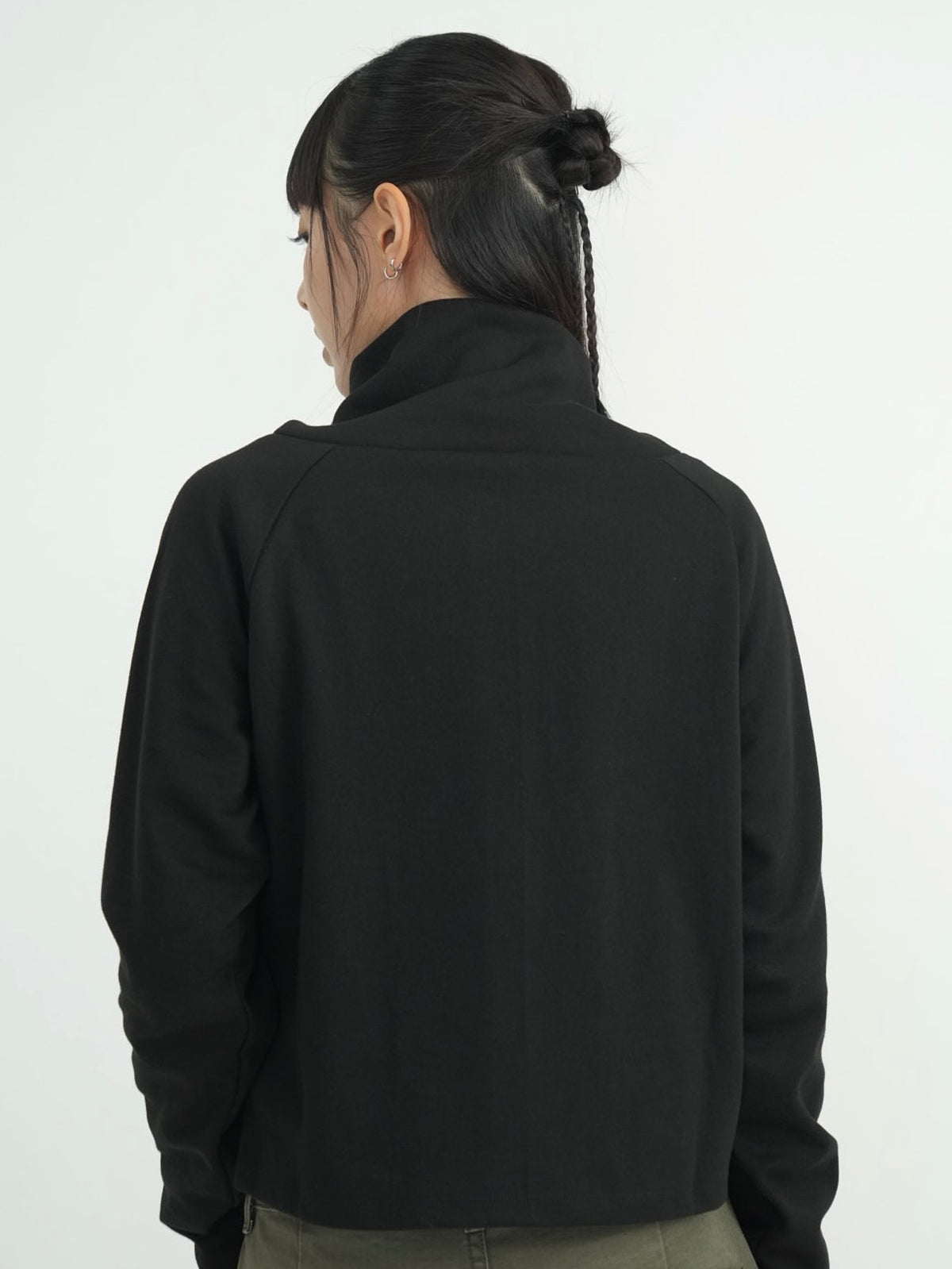 minimal double button cardigan