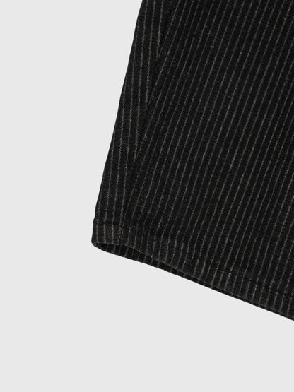 loose stripe wide pants