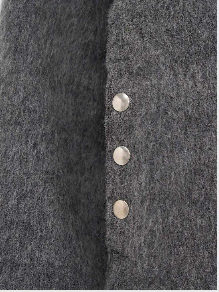 mohair snap blouson