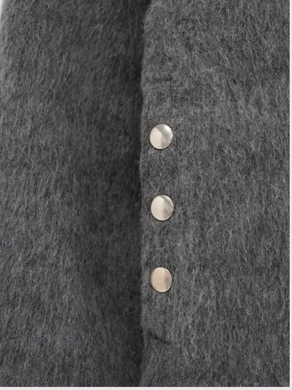 mohair snap blouson