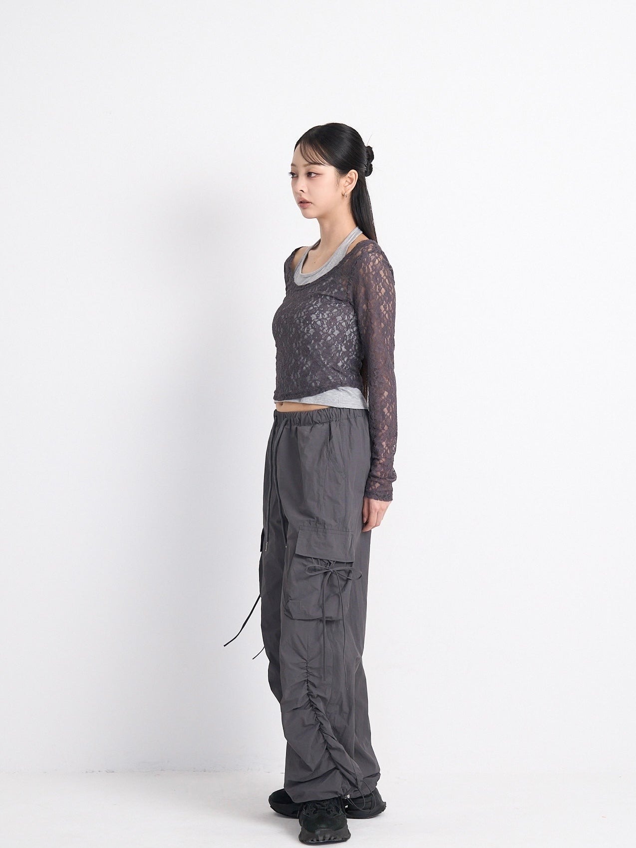 volume drawstring cargo pants
