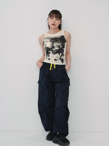 art print tank top