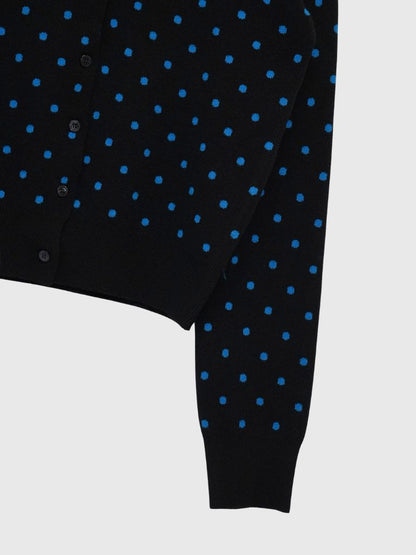 soft dot knit cardigan