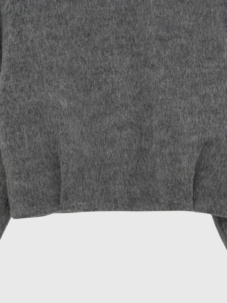 mohair snap blouson