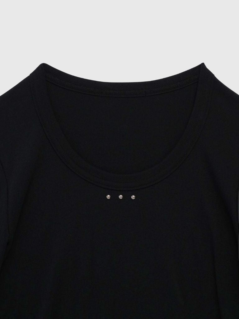 u neck stud tops