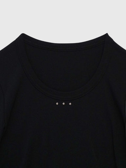u neck stud tops