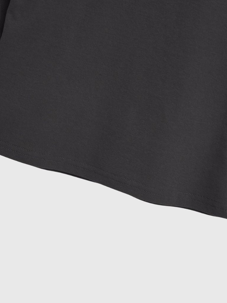 half button bicolor tops #3