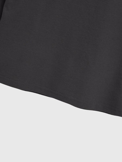 half button bicolor tops #3