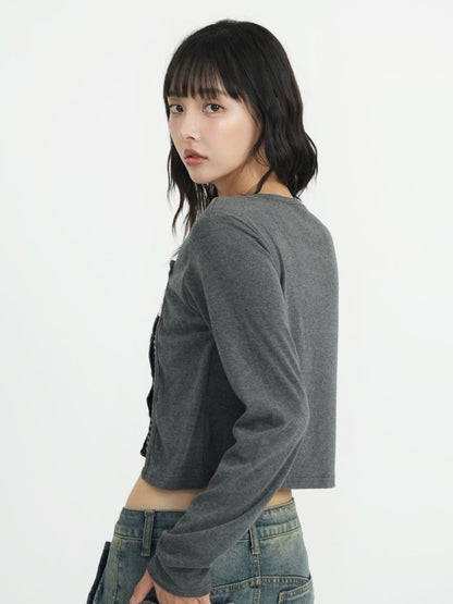 border peek cardigan