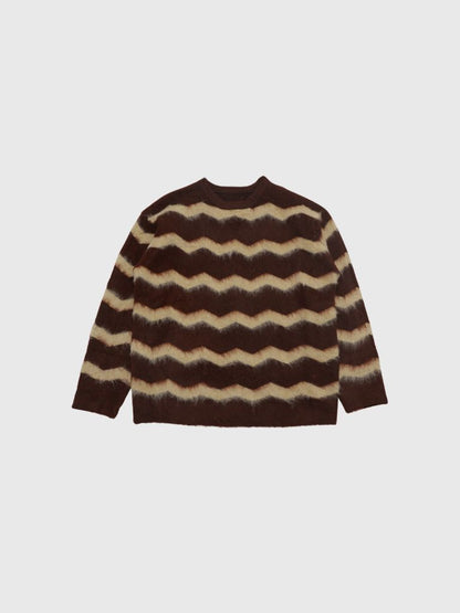 wave mohair knit