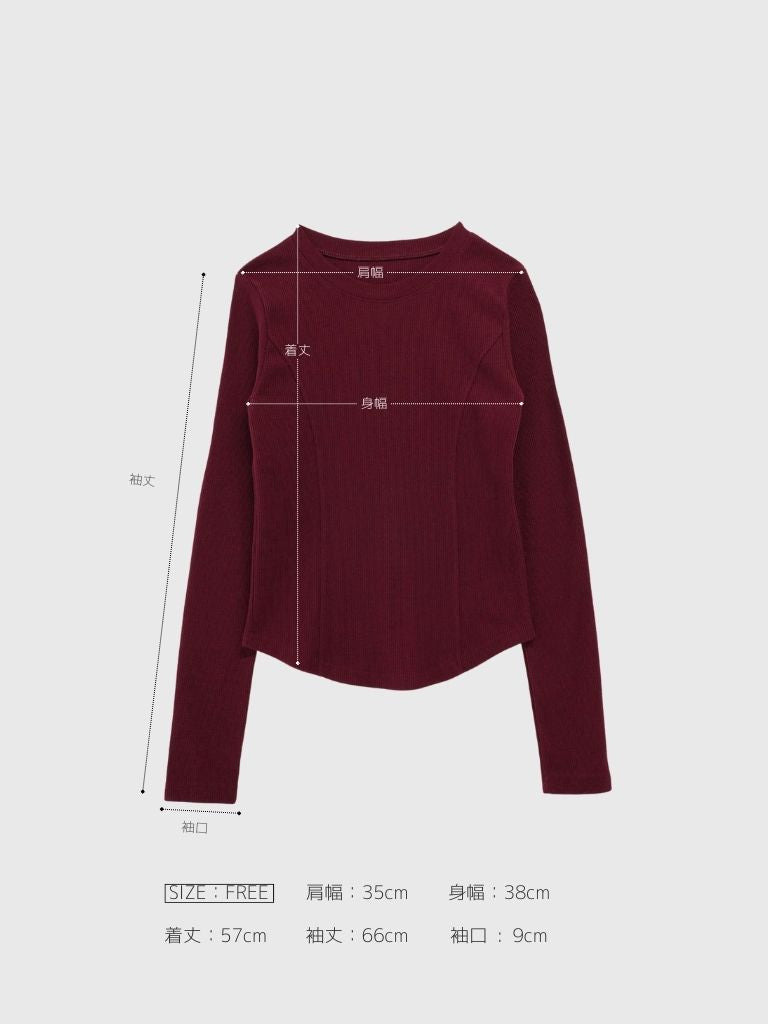 basic waffle line tops