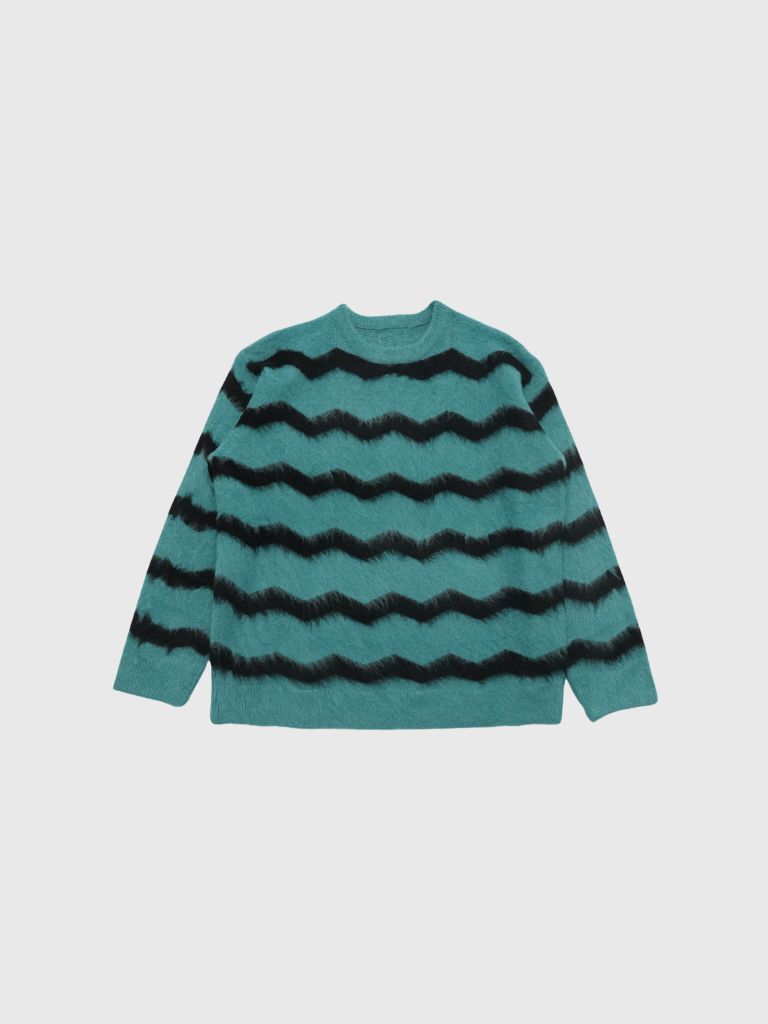 wave mohair knit