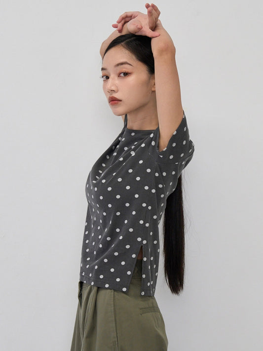 sideslit dot tops