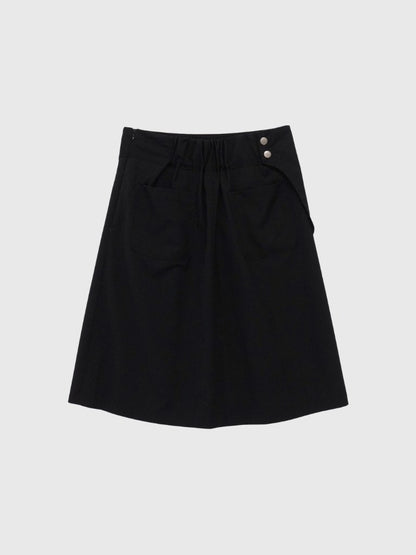 step pleats skirt