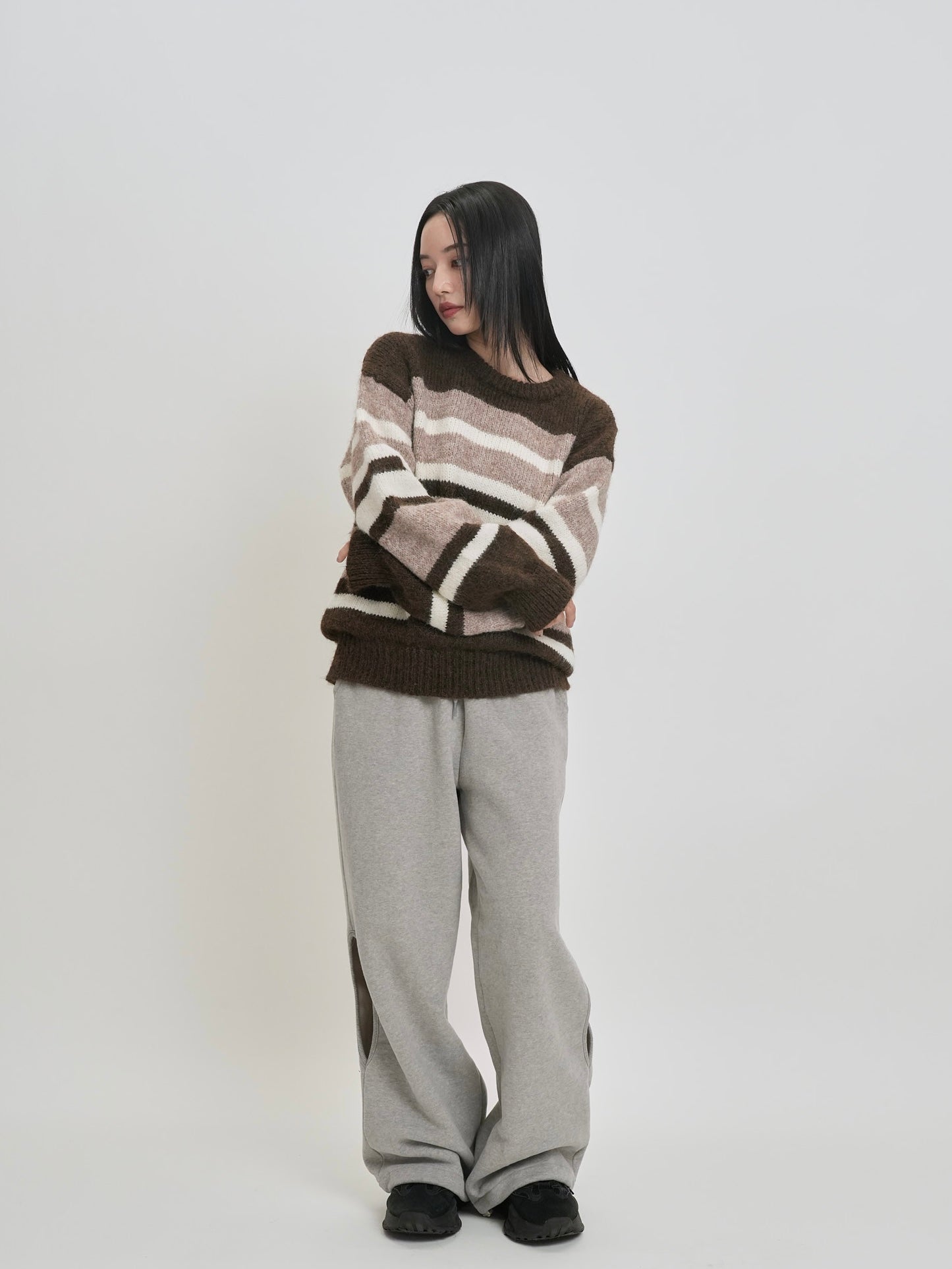 random boarder wool knit