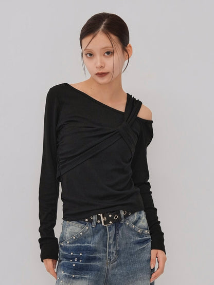 asymmetric shoulder tops