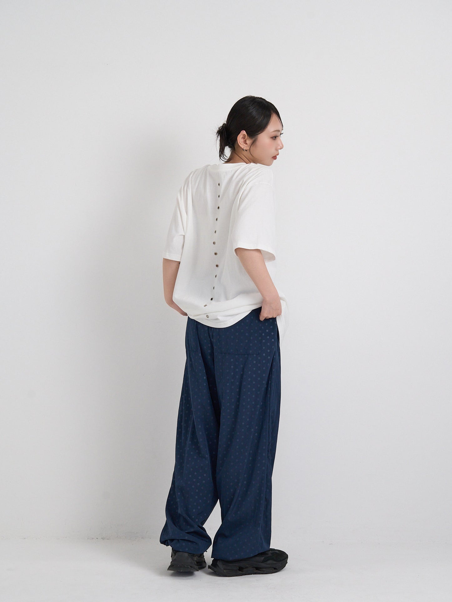 drawstring dot pants