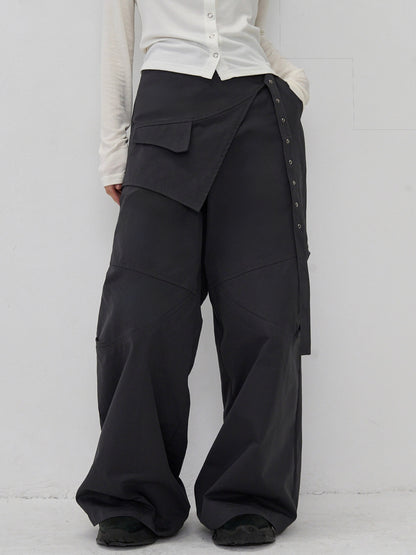 wrap cross pants