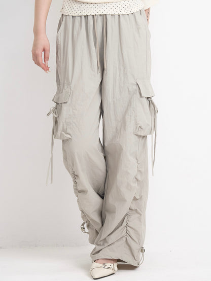 volume drawstring cargo pants
