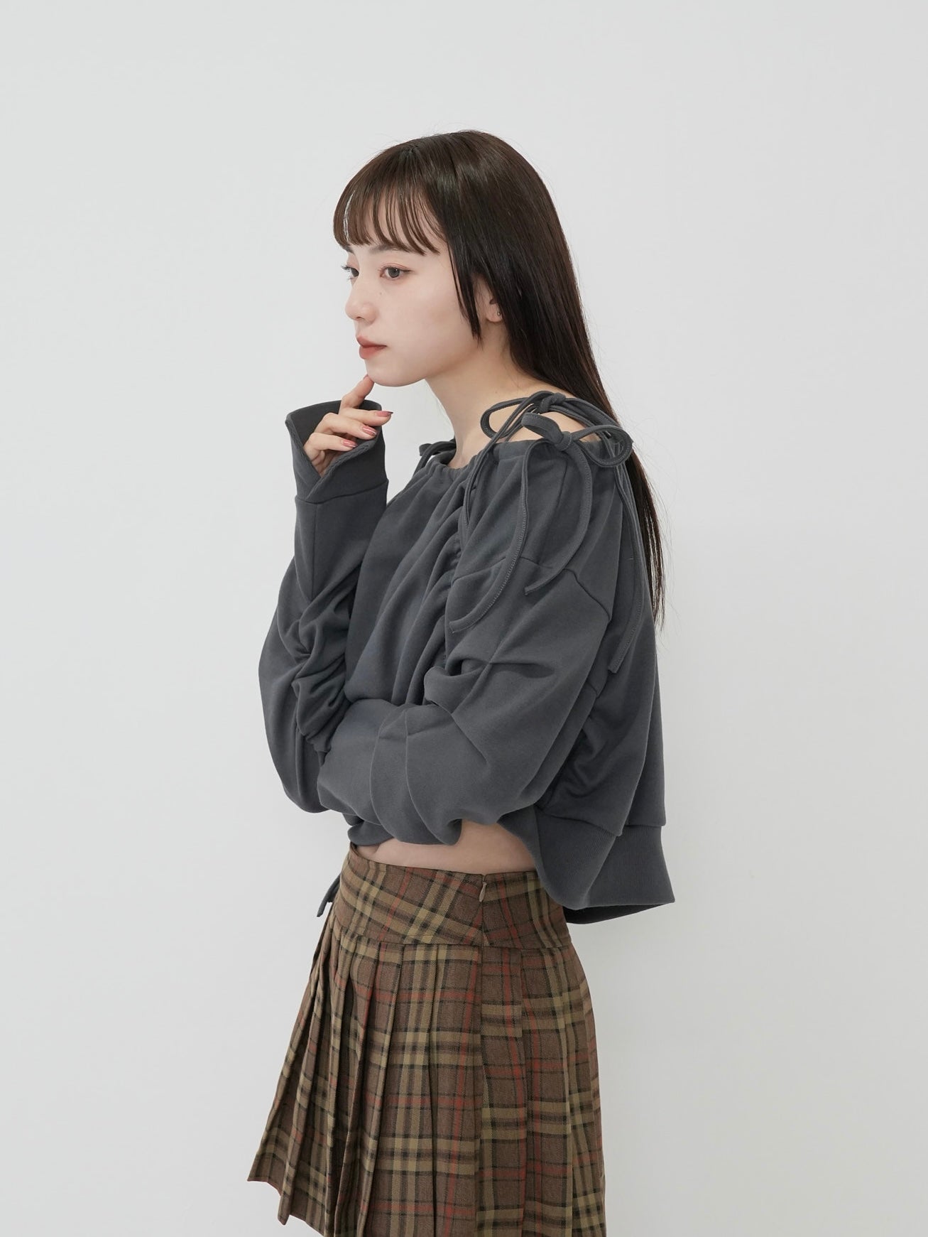 ribbon off shoulder tops