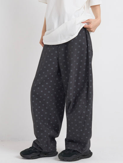 star dot balloon pants