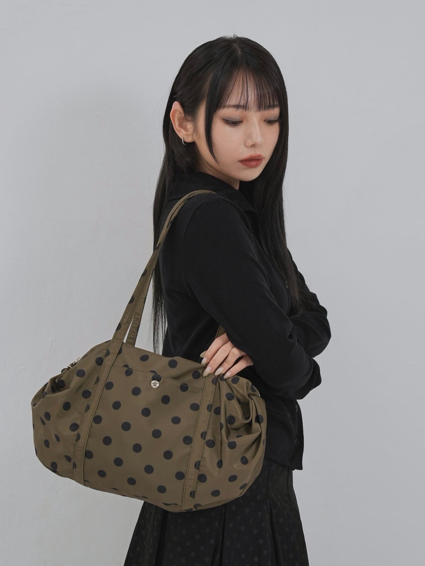 polka dot bag