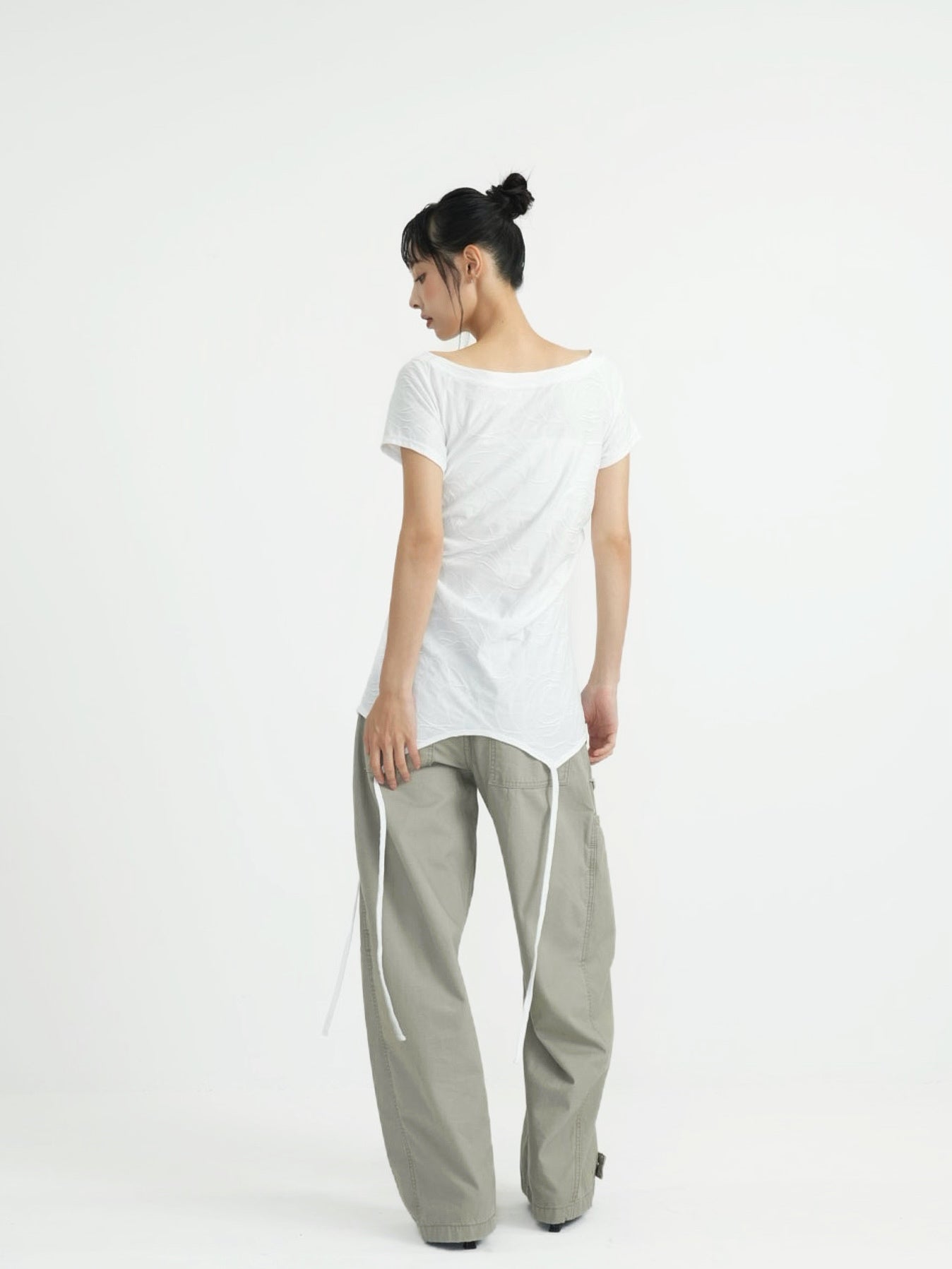 jacquard off shoulder tops