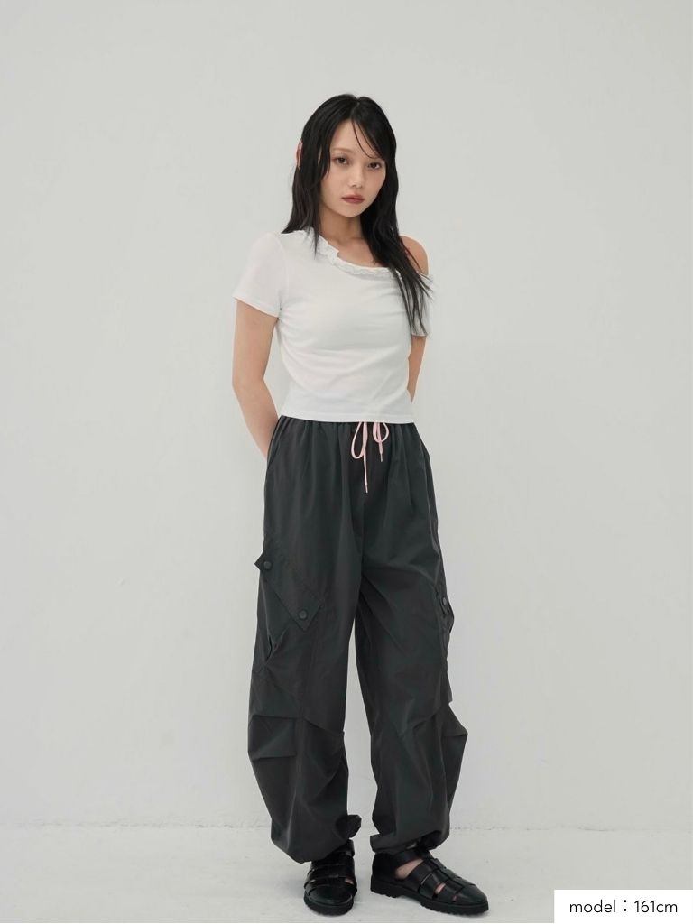 accent string pants