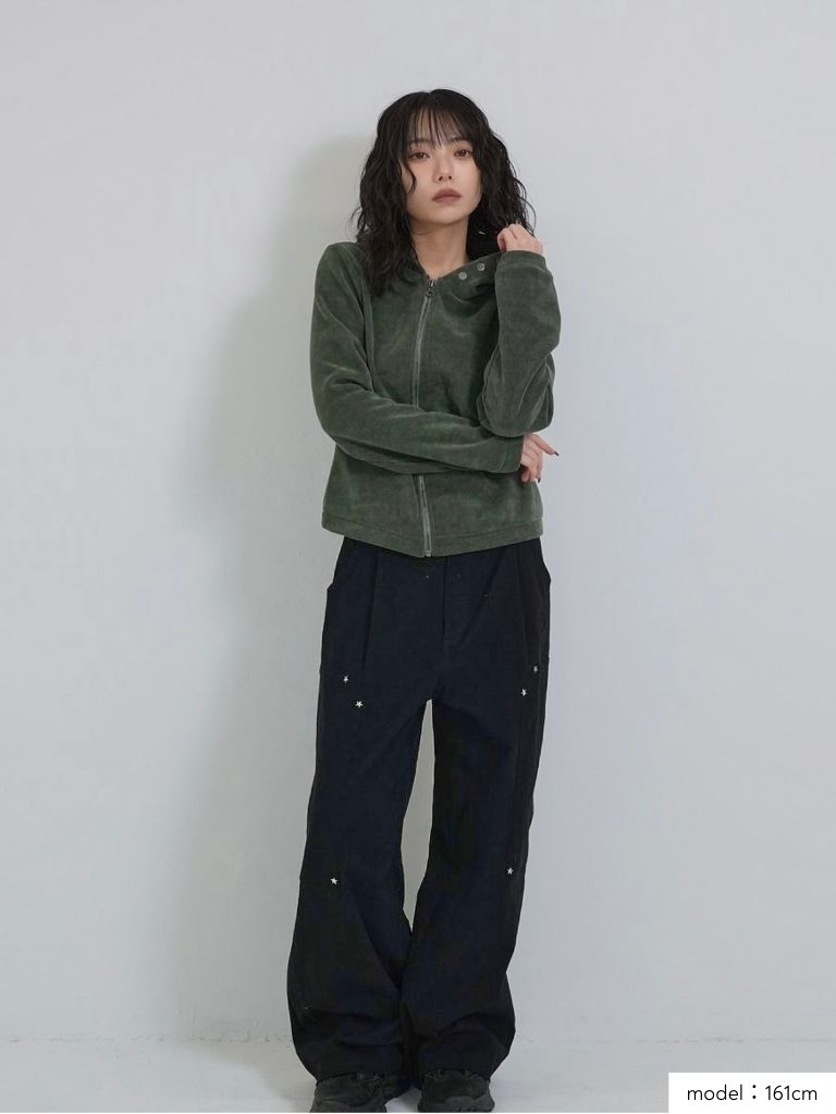 fabric hood zip tops