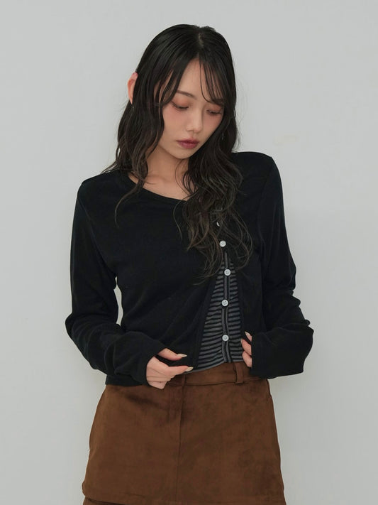 border peek cardigan