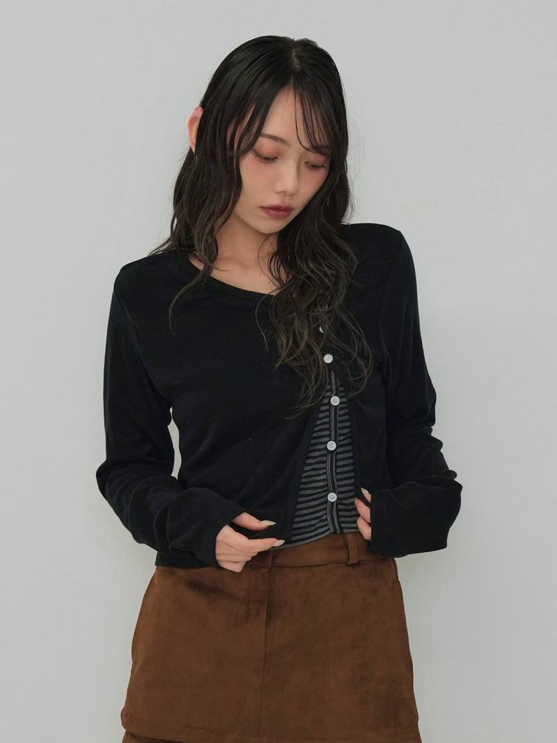 border peek cardigan