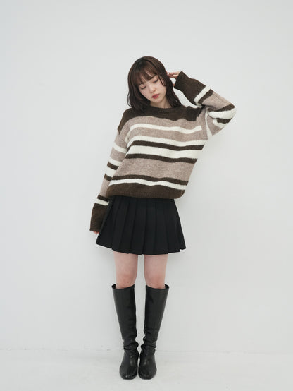 random boarder wool knit