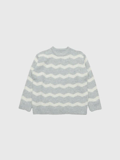 wave mohair knit