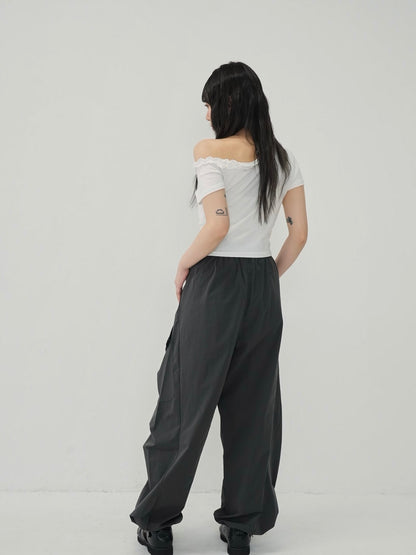 accent string pants