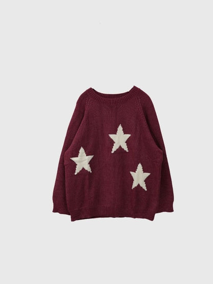 star pullover knit