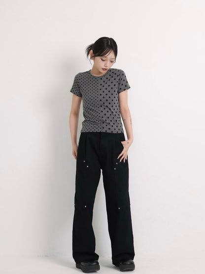 panel half dot tops