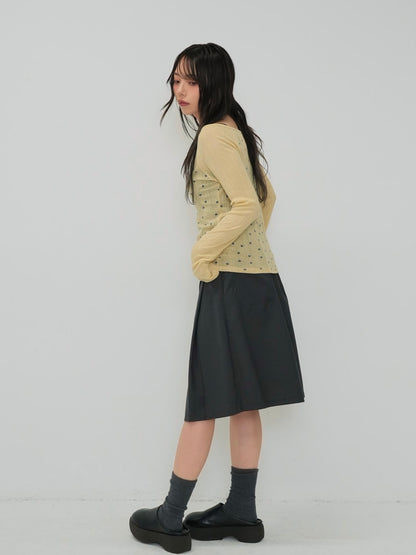 light dot raglan tops