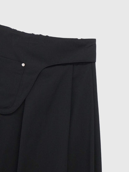 step pleats skirt