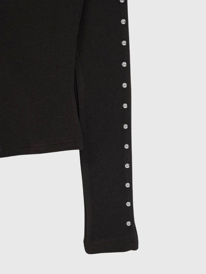 studs off shoulder tops