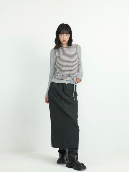 layered border wrap ribbon tops