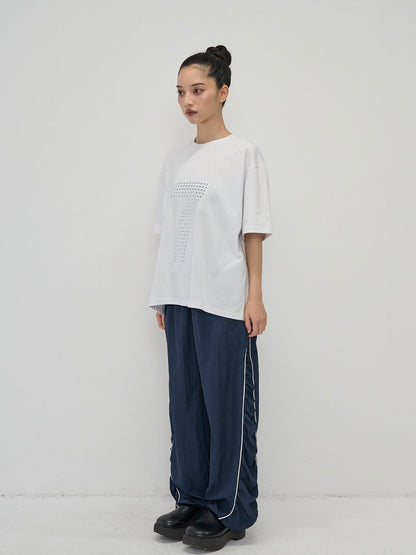 piping shirring pants