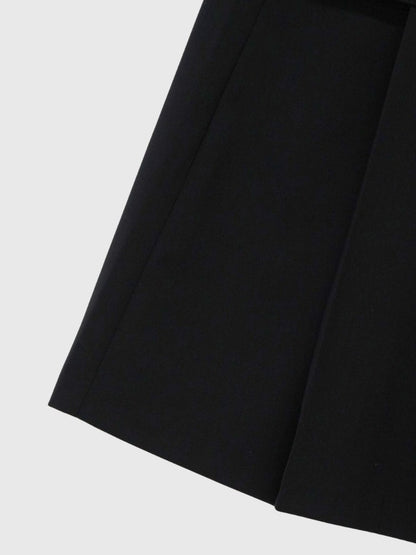step pleats skirt