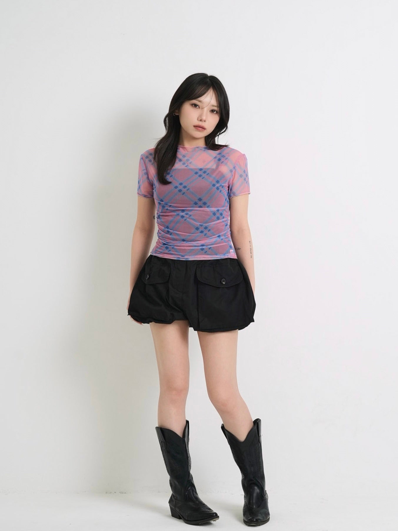 check sheer tops