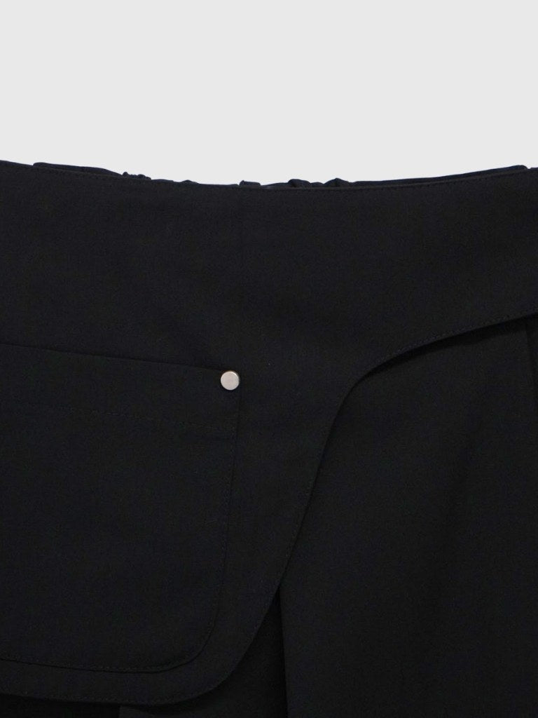 step pleats skirt