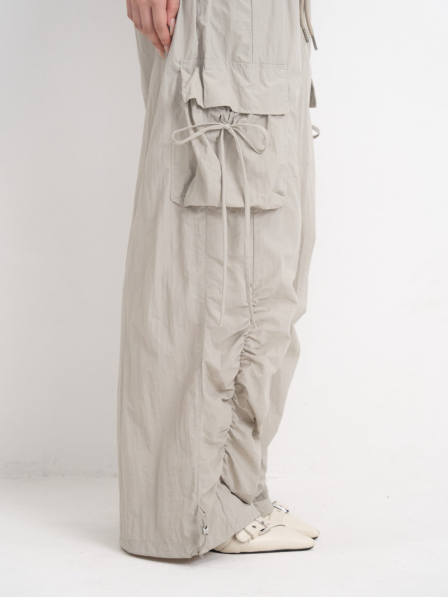 volume drawstring cargo pants