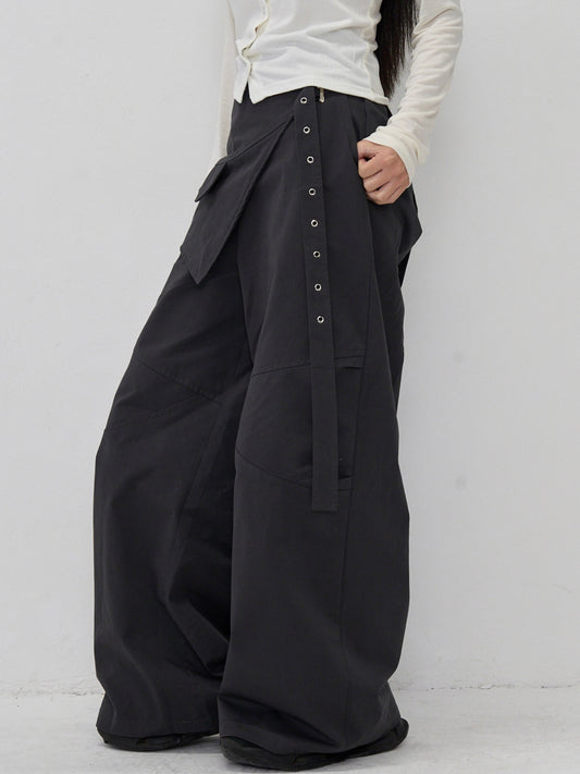wrap cross pants