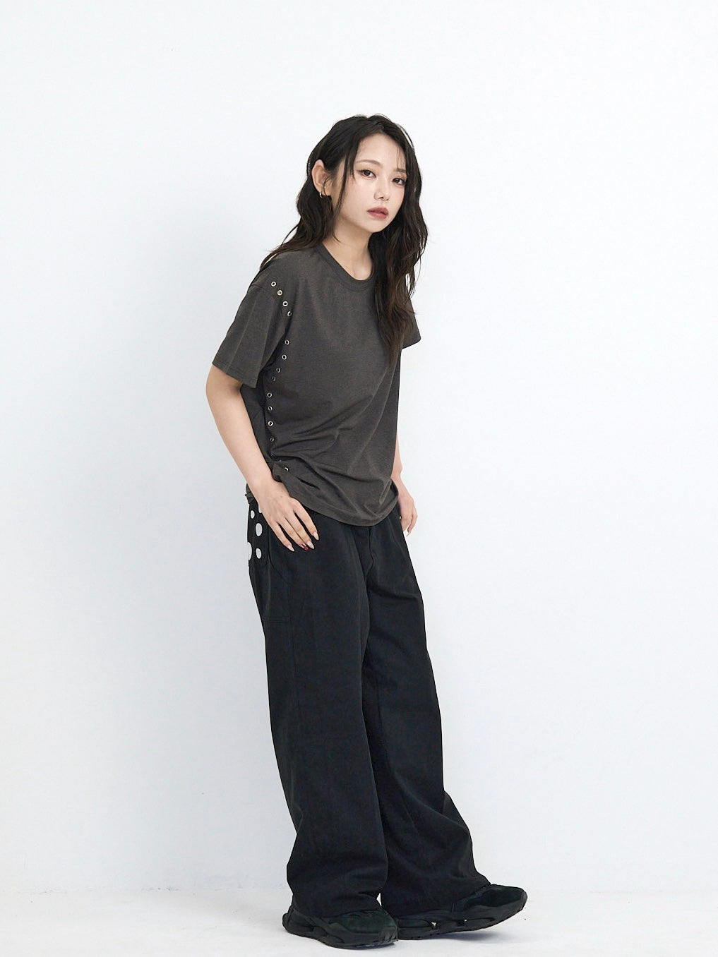 eyelet line tops