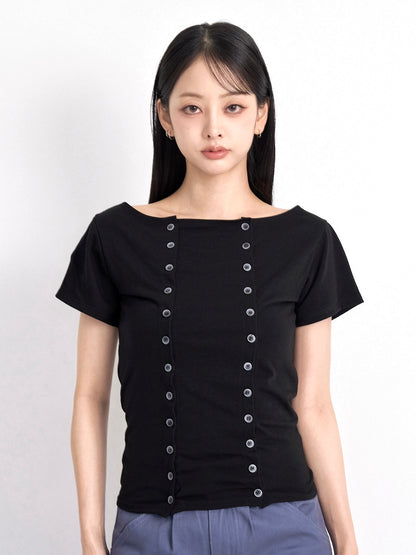 double button tops