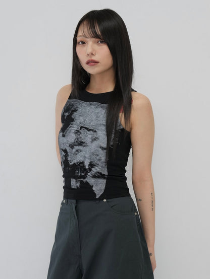 art print tank top