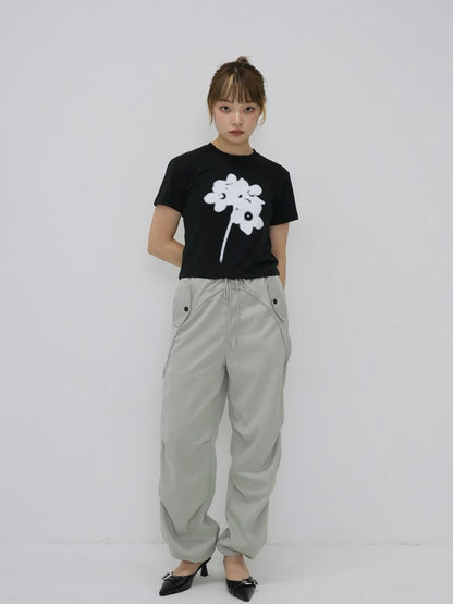 drawstring cargo pants